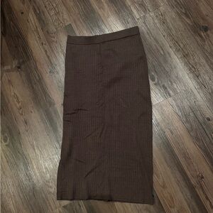 Brown midi Skirt